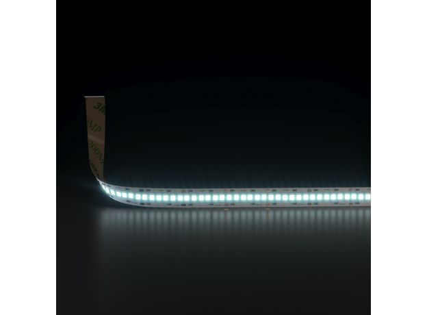 Светодиодная лента 24 В 24 Вт/м 240 Led/м 2835 IP20, холодный белый 6500K, 5 м Лента светодиодная 24V 24W 240Led 2835 IP20 холодный белый, 5м