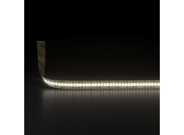 Светодиодная лента 24 В 24 Вт/м 240 Led/м 2835 IP20, теплый белый 3300K, 5 м Лента светодиодная 24V 24W 240Led 2835 IP20 тёплый белый, 5м