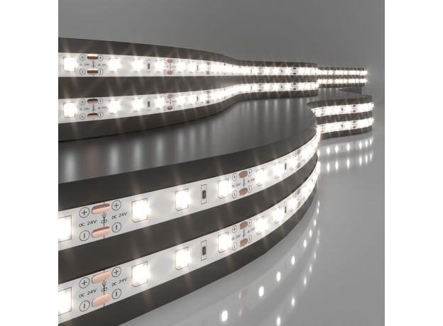 Светодиодная лента 24 В 4,8 Вт/м 60 Led/м 2835 IP20, дневной белый 4200K, 5 м Лента светодиодная 24V 4,8W 60Led 2835 IP20 дневной белый, 5м