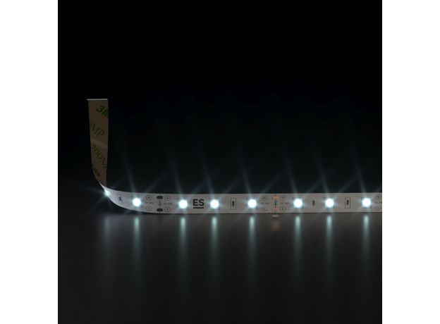 Светодиодная лента 24 В 4,8 Вт/м 60 Led/м 2835 IP20, холодный белый 6500K, 5 м Лента светодиодная 24V 4,8W 60Led 2835 IP20 холодный белый, 5м