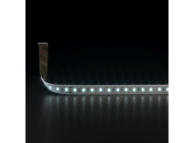 Светодиодная лента 24 В 9,6 Вт/м 120 Led/м 2835 IP65, холодный белый 6500K, 5 м Лента светодиодная 24V 9,6W 120Led 2835 IP65 холодный белый, 5м