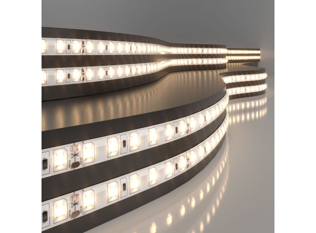 Светодиодная лента 24 В 9,6 Вт/м 120 Led/м 2835 IP65, теплый белый 3300K, 5 м Лента светодиодная 24V 9,6W 120Led 2835 IP65 теплый белый, 5м