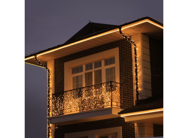 Светодиодный гибкий неон 220 В 9.6 Вт/м 120 Led/м 2835 IP67, односторонний теплый белый 3300 K, 50 м Гибкий неон 220V 9,6W 120Led 2835 IP67 односторонний теплый белый, 50 м