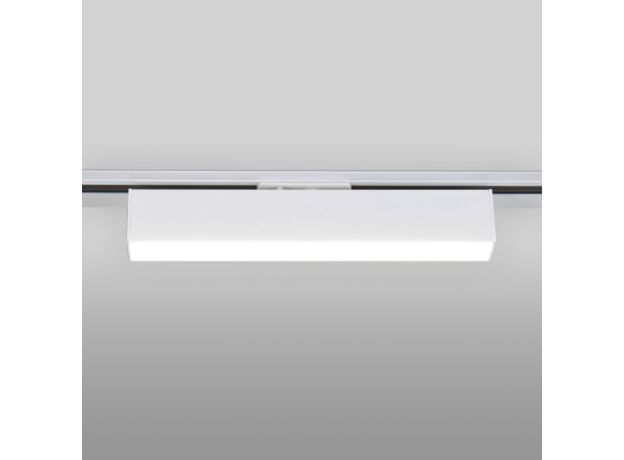 Трековый светодиодный светильник для однофазного шинопровода X-Line 10W 4200K белый матовый X-Line белый матовый 10W 4200K (LTB53) однофазный