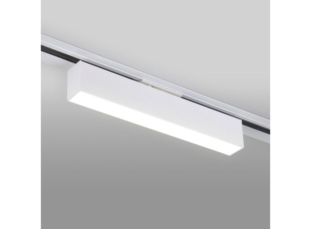 Трековый светодиодный светильник для однофазного шинопровода X-Line 10W 4200K белый матовый X-Line белый матовый 10W 4200K (LTB53) однофазный