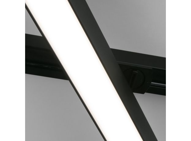 Трековый светодиодный светильник для однофазного шинопровода X-Line 10W 4200K черный матовый X-Line черный матовый 10W 4200K (LTB53) однофазный
