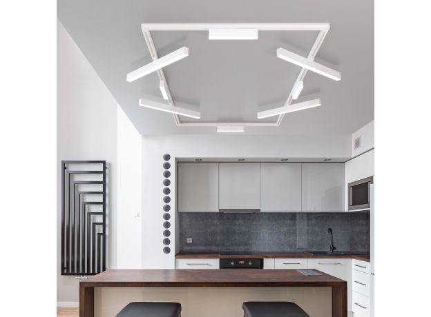 Трековый светодиодный светильник для однофазного шинопровода X-Line 20W 4200K белый матовый X-Line белый матовый 20W 4200K (LTB54) однофазный