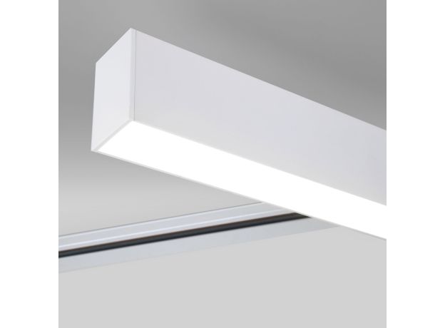 Трековый светодиодный светильник для однофазного шинопровода X-Line 20W 4200K белый матовый X-Line белый матовый 20W 4200K (LTB54) однофазный