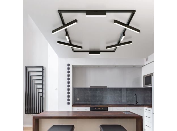 Трековый светодиодный светильник для однофазного шинопровода X-Line 20W 4200K черный матовый X-Line черный матовый 20W 4200K (LTB54) однофазный