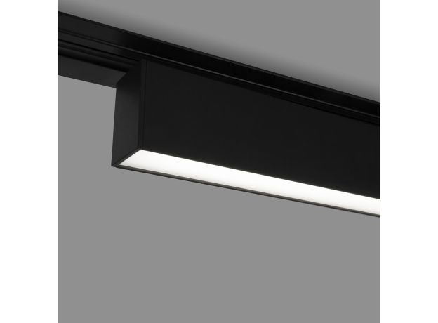 Трековый светодиодный светильник для однофазного шинопровода X-Line 20W 4200K черный матовый X-Line черный матовый 20W 4200K (LTB54) однофазный