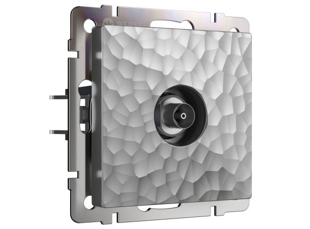 ТВ-розетка оконечная (Hammaer серебряный) W1283006