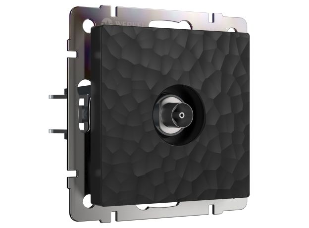 ТВ-розетка оконечная (Hammar черный) W1283008