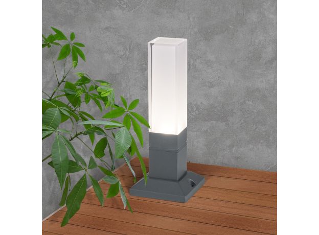 Ландшафтный светодиодный светильник серый IP54 1536 TECHNO LED