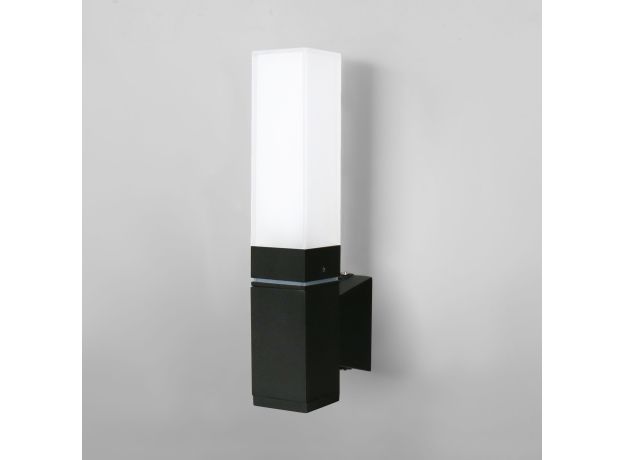 Уличный настенный светодиодный светильник Чёрный IP54 1534 TECHNO LED
