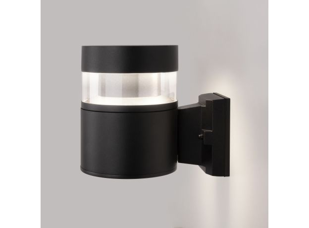 Уличный настенный светодиодный светильник Черный 1530 TECHNO LED  черный