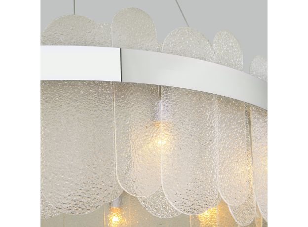 Умная подвесная люстра с фактурным стеклом 333/10 Smart