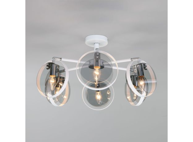 Умный потолочный светильник в стиле лофт 70121/6 белый Smart