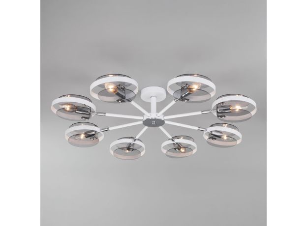 Умный потолочный светильник в стиле лофт 70121/8 белый Smart