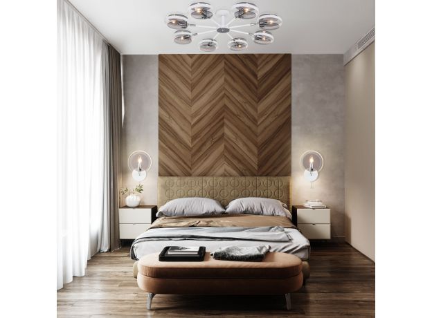 Умный потолочный светильник в стиле лофт 70121/8 белый Smart