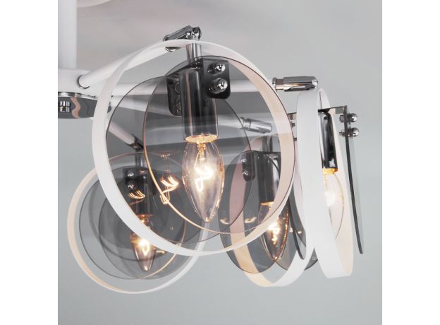 Умный потолочный светильник в стиле лофт 70121/8 белый Smart