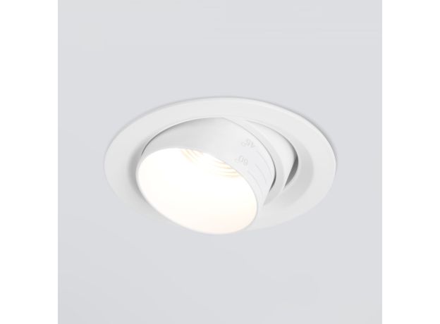 Встраиваемый светодиодный светильник с регулировкой угла освещения 9919 LED 10W 4200K белый