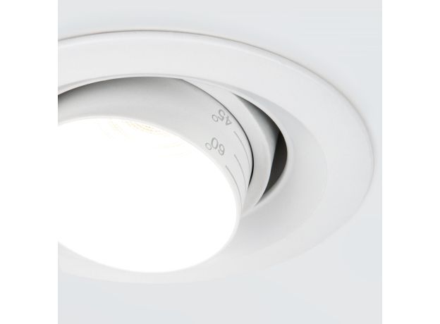 Встраиваемый светодиодный светильник с регулировкой угла освещения 9919 LED 10W 4200K белый
