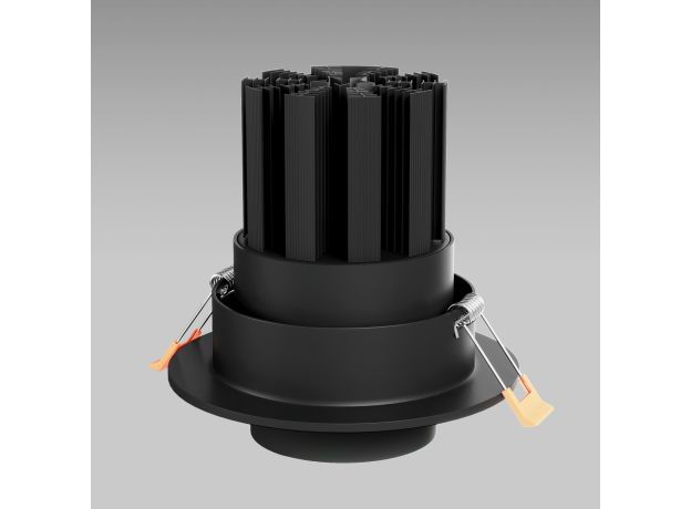 Встраиваемый светодиодный светильник с регулировкой угла освещения 9920 LED 15W 4200K черный
