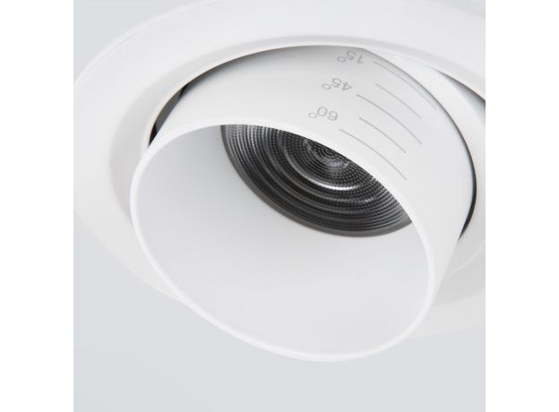 Встраиваемый точечный светодиодный светильник 9920 LED 15W 4200K белый