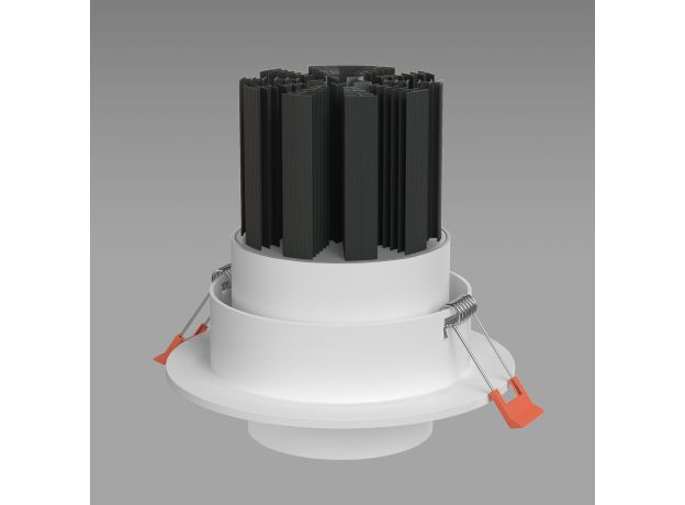 Встраиваемый точечный светодиодный светильник 9920 LED 15W 4200K белый