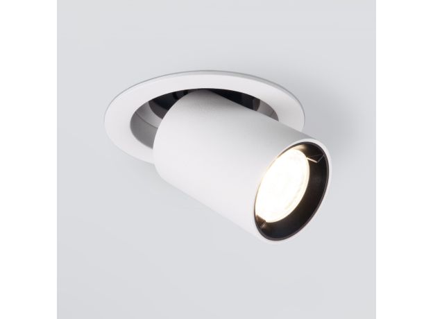 Встраиваемый точечный светодиодный светильник 9917 LED 10W 4200K белый матовый