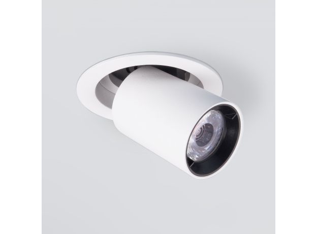 Встраиваемый точечный светодиодный светильник 9917 LED 10W 4200K белый матовый