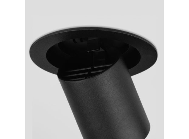 Встраиваемый точечный светодиодный светильник 9917 LED 10W 4200K черный матовый