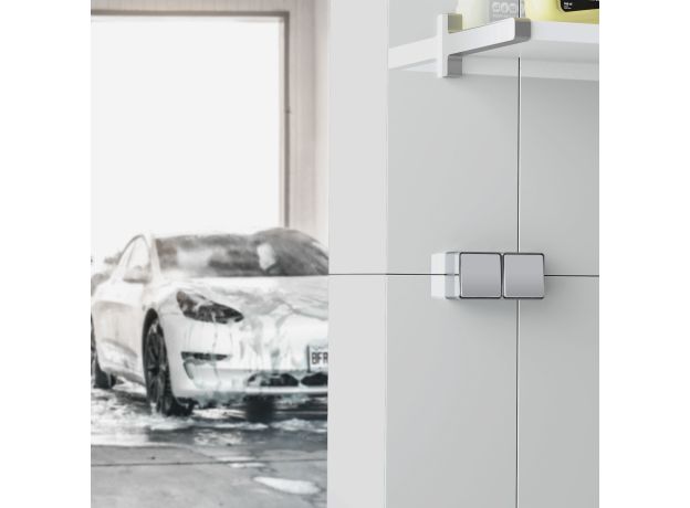 Выключатель одноклавишный влагозащищенный Gallant серебряный W5010206