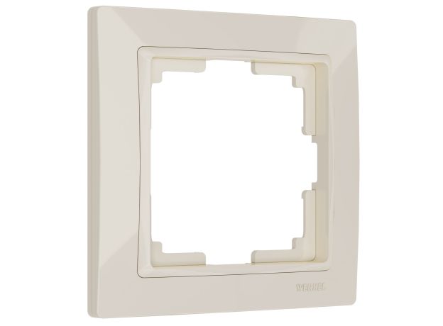 Рамка из поликарбоната на 1 пост Snabb Basic слоновая кость W0012003