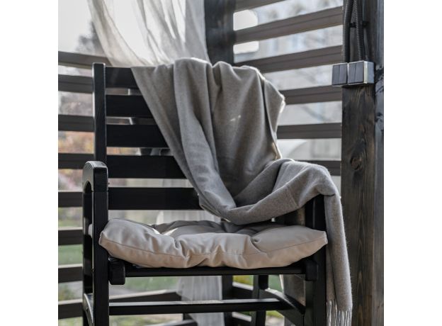 Выключатель двухклавишный влагозащищенный Gallant графит рифленый W5020204