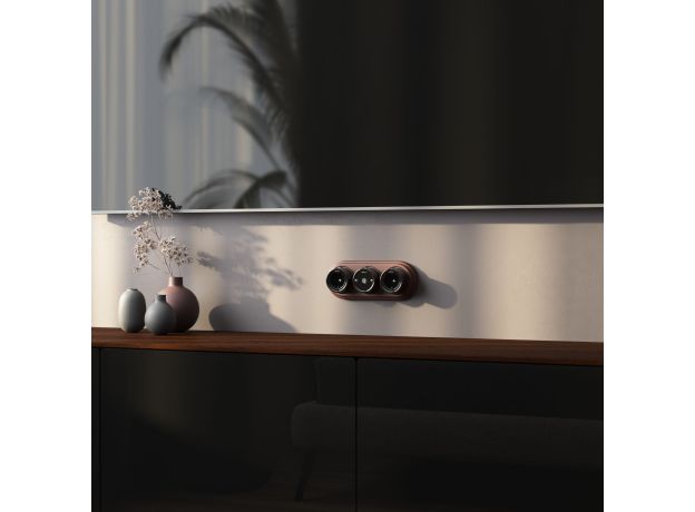 ТВ розетка  черный Ретро W5683008