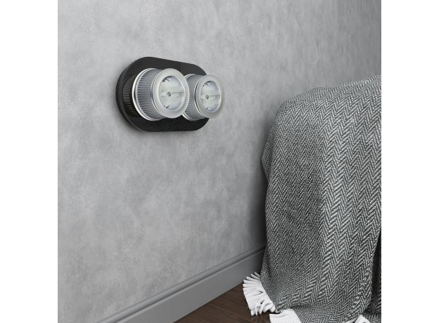 Рамка из стекла на 2 поста черный W0025108