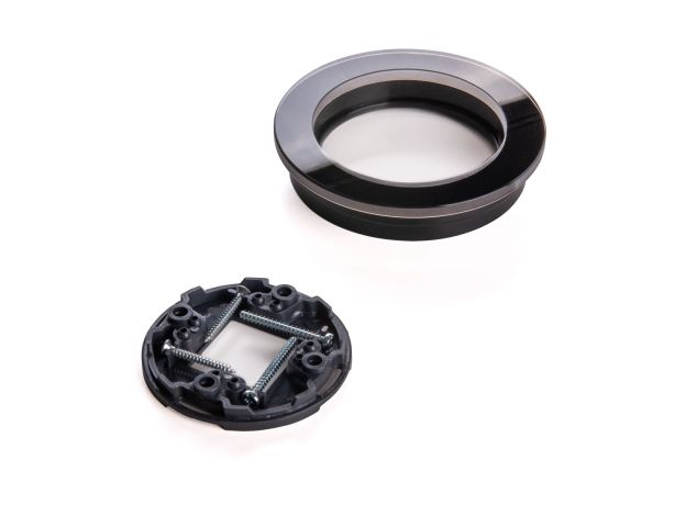 Рамка из стекла на 1 пост черный W0015108