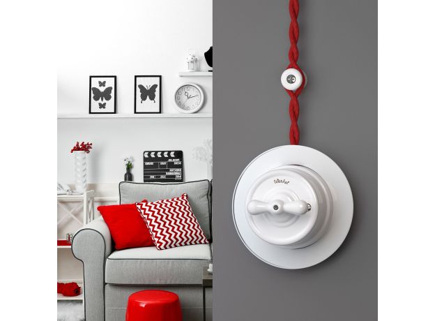 Рамка из стекла на 1 пост белый W0015101