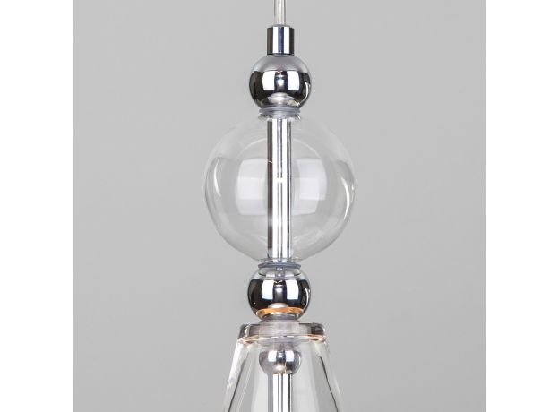 Подвесной светильник со стеклянным плафоном 50202/1 прозрачный