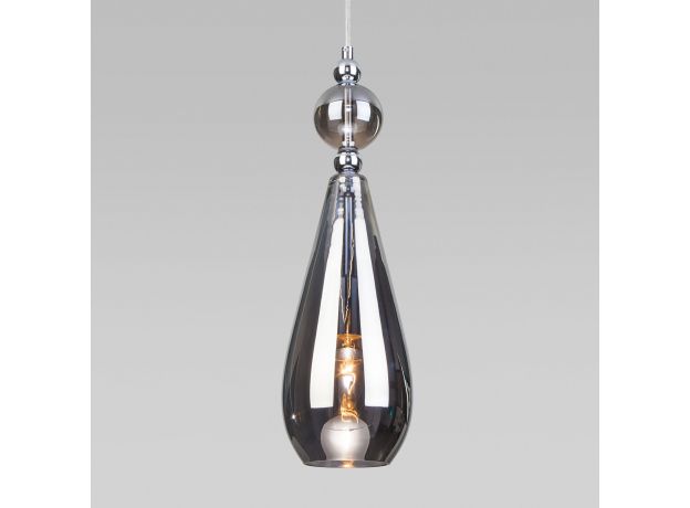 Подвесной светильник со стеклянным плафоном 50202/1 дымчатый