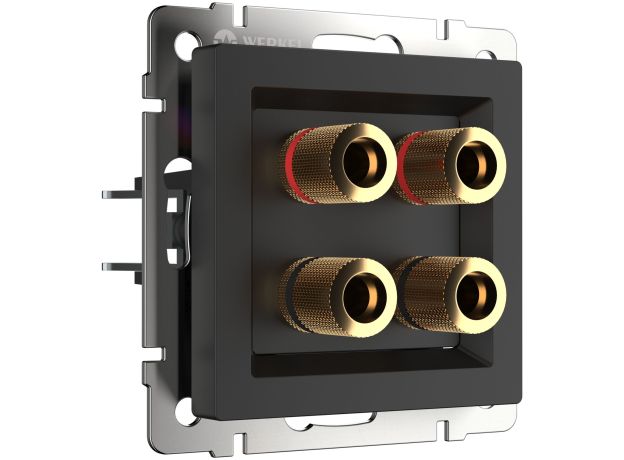 Акустическая розетка (черный матовый) W1185008