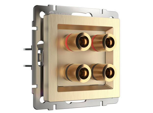 Акустическая розетка (шампань рифленый) W1185010