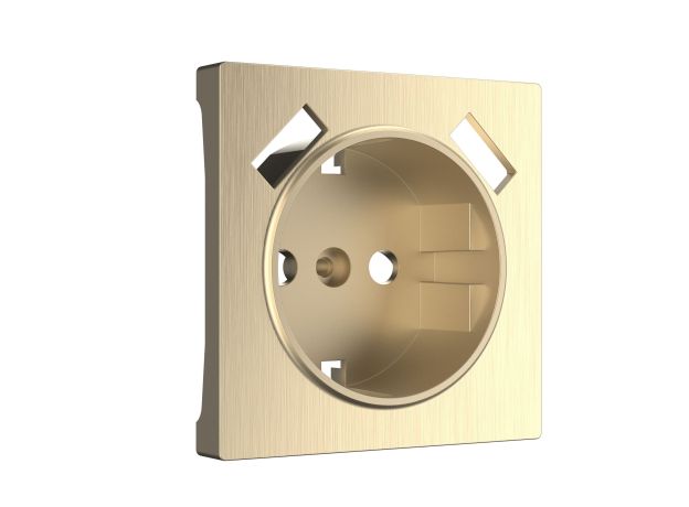 Накладка  для розетки USB (шампань рифленый) W1179510