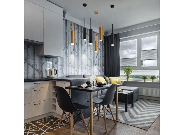 Подвесной светодиодный светильник 50203/1 LED черный