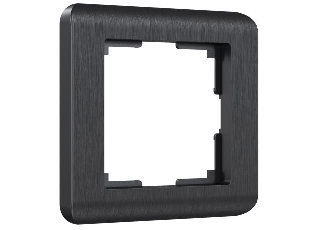 Рамка из поликарбоната на 1 пост Stream графит W0012104