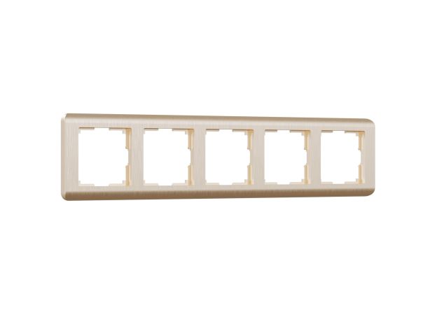 Рамка из поликарбоната на 5 постов Stream шампань W0052111