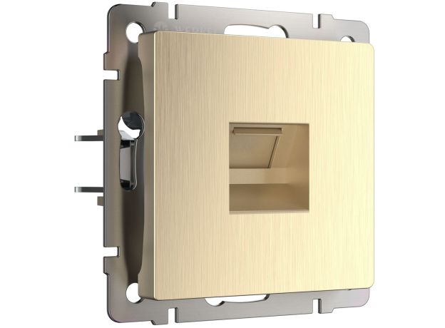 Розетка Ethernet RJ-45 (шампань рифленый) W1181010