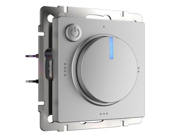 Терморегулятор электромеханический для теплого пола серебряный W1151106