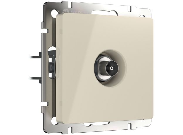 ТВ розетка оконечная  (слоновая кость) W1183003